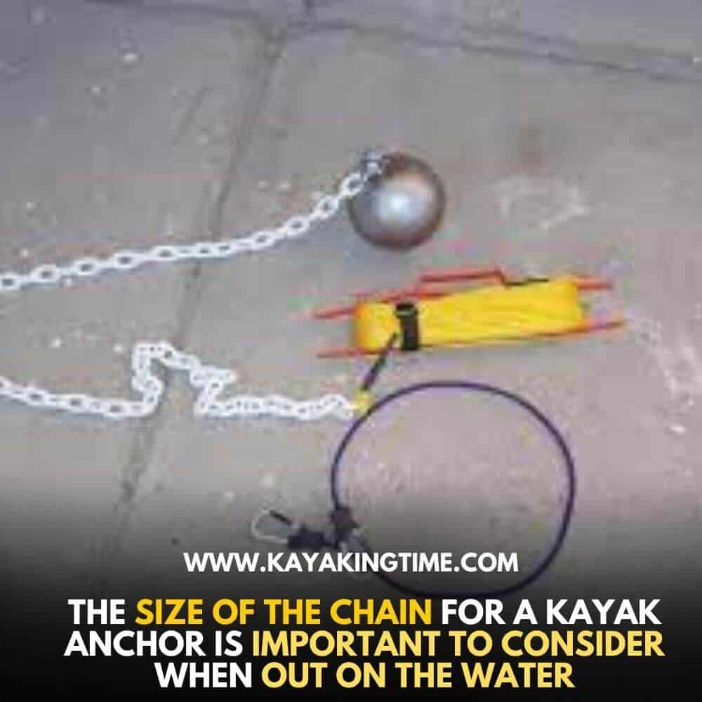 kayak anchor chain